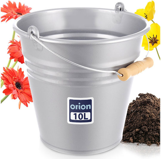 Orion Plastic Mop Bucket Capacity 10lt Gray