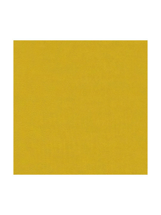 Canapea Cu Trei Locuri Catifea Galbenă 198x83x95cm