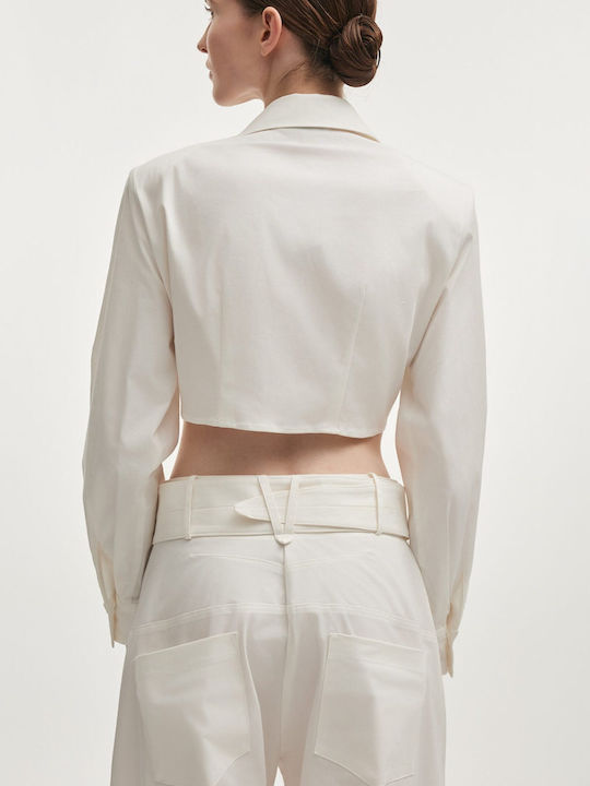 Women's Crop Top White