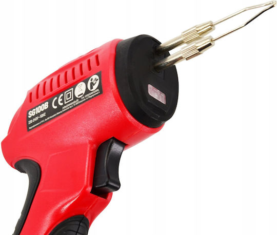 Awtools 100w Transformer Soldering Iron Tpr Handle Black Line
