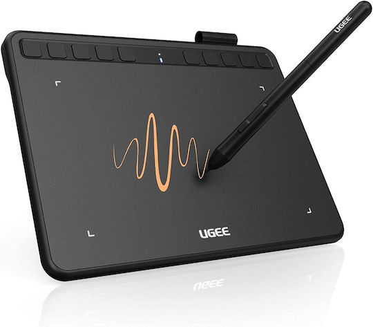 Ugee S640 Tabletă Grafică Pc Tabletă Digitală de Desen Stylus 8192 Niveluri Sensibilitate la Presiune 10 Taste Scurtătură Compatibil Windows Mac Linux Android