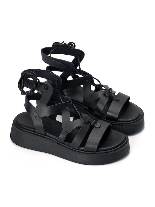 Women's Flat Sandals Black