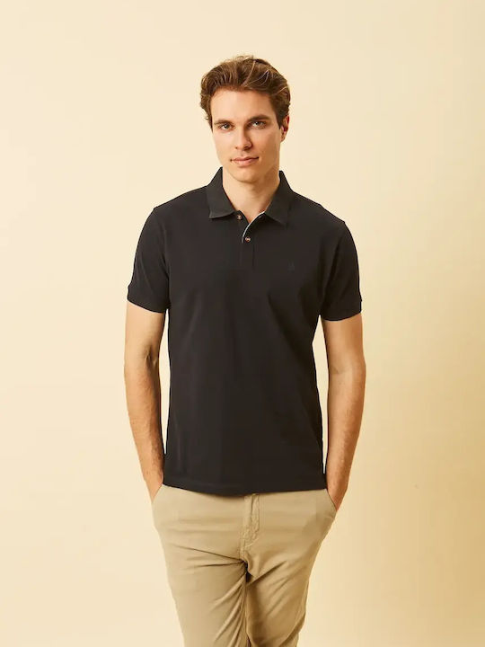 Polo Herrenbluse Blau