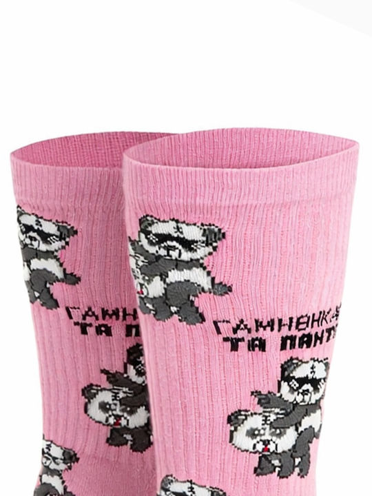 Bee. Unusual. Ta Panta Socks Pink