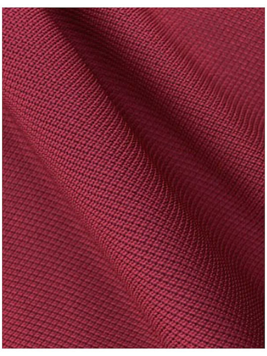 Martin & Co Men's Synthetic Knitted Tie In Burgundy Colour