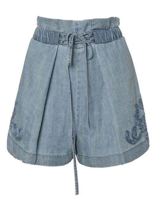 Γυναικείο Τζιν Σορτς Ανοιχτο Μπλε Denim