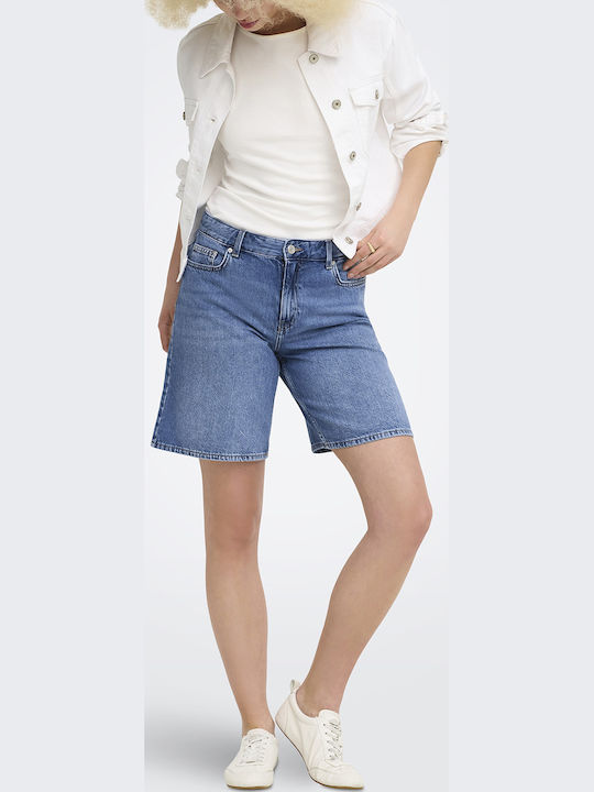Γυναικείο Τζιν Σορτς Medium Blue Denim