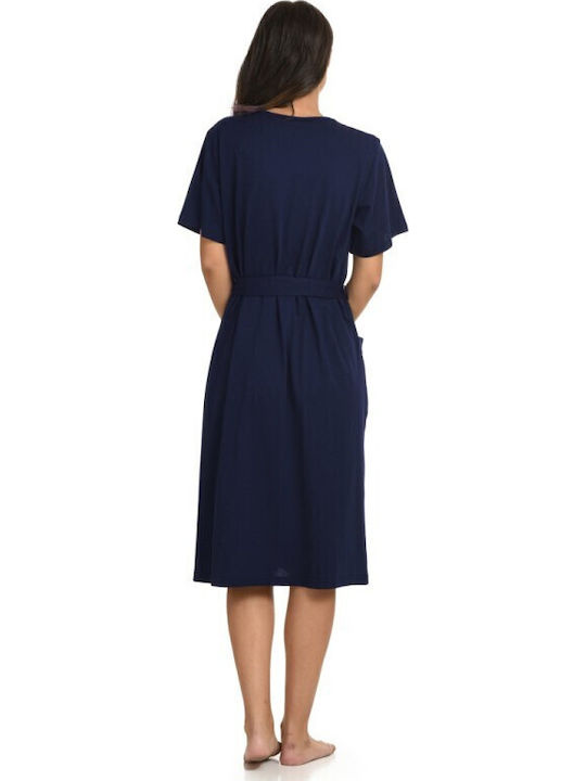 Primavera Summer Women's Robe Blue P338-1