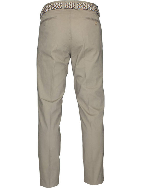 Herrenhose Chino Reguläre Passform Beiges