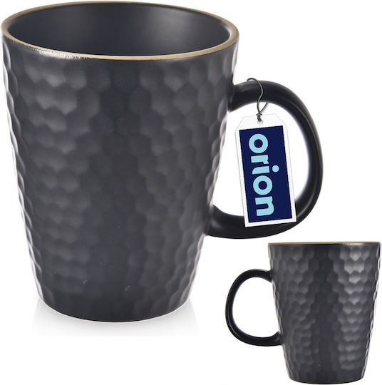 Orion Κούπα Κεραμική Μαύρη 420ml