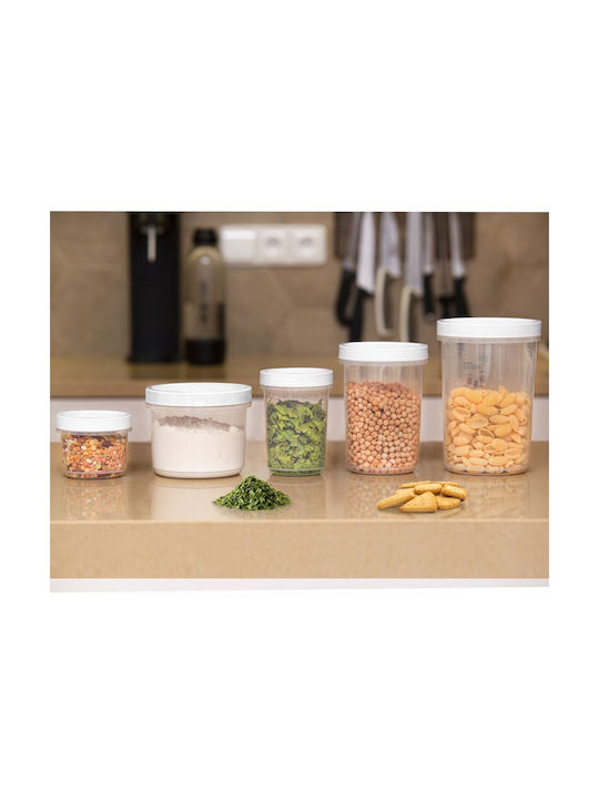 Hobby Life General Use Vase with Plastic Lid White 1600ml 1 Piece
