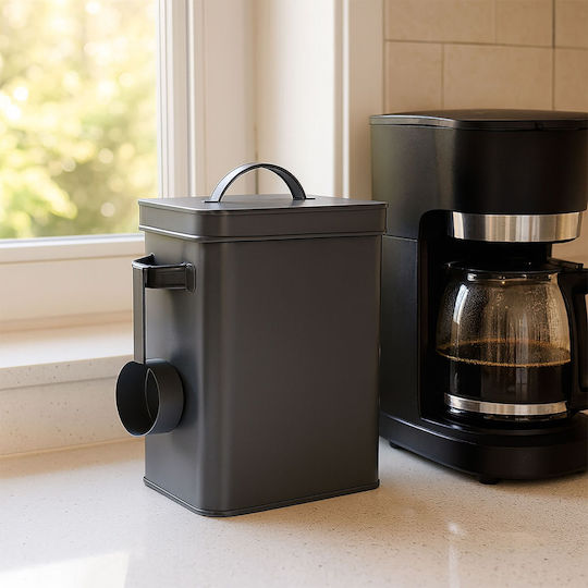 Relaxdays Κουτί Γενικής Χρήσης με Καπάκι Γκρι 6500ml