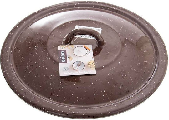 Orion Βάζο Γενικής Χρήσης με Καπάκι Καφέ 10000ml