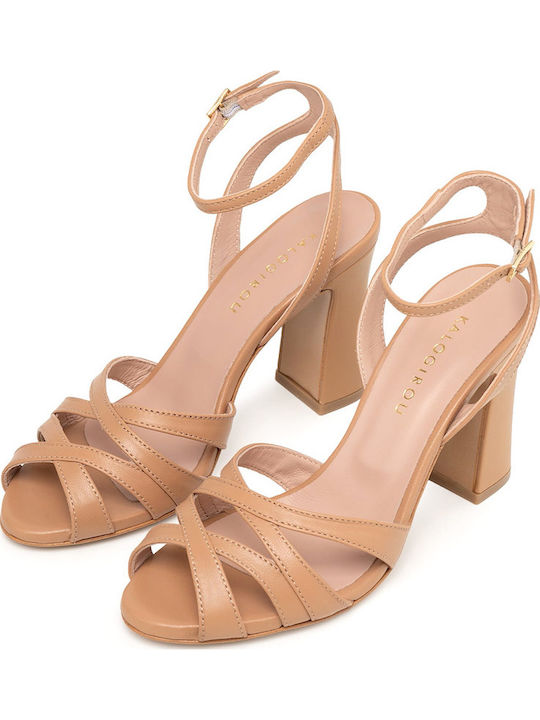 Kalogirou Brown Sandals