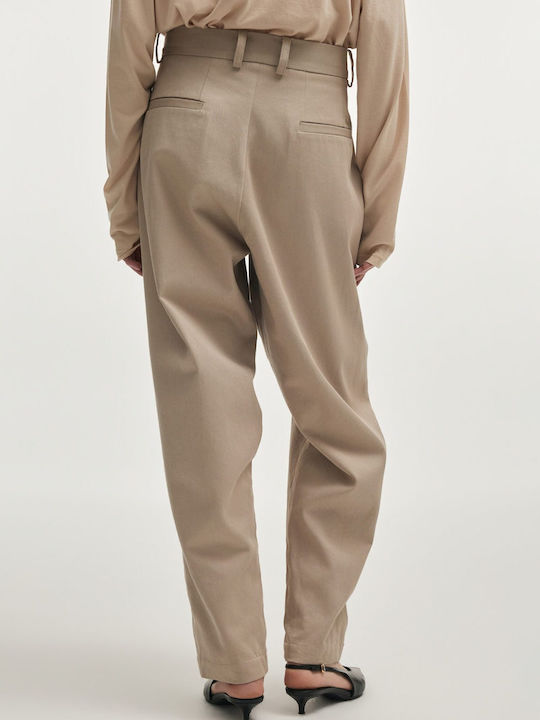 Pantalon Dama Tesatura Greige
