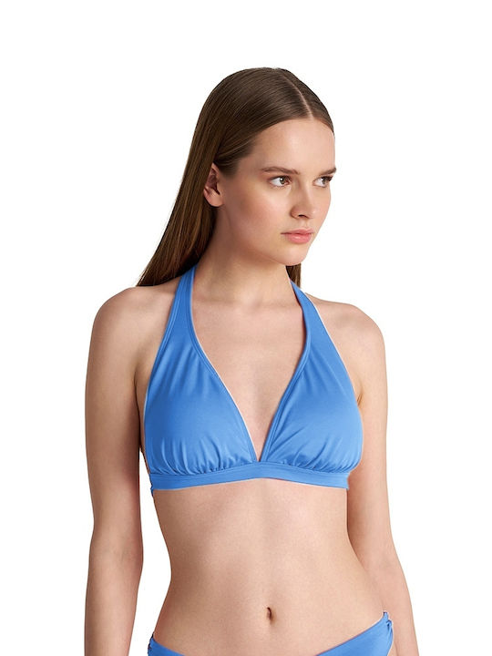 Solids Bikini Τριγωνάκι D Cup με Ενίσχυση Σιέλ