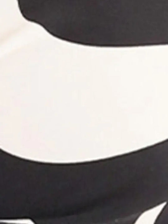 Top De Bikini Fără Bretele Negru
