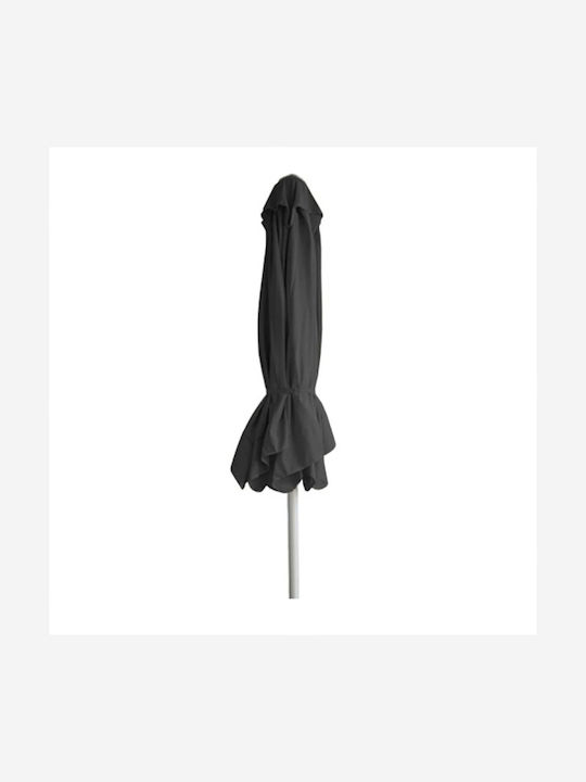 Umbrelă Profesională Rotundă Din Aluminiu Gri Φ2.5m