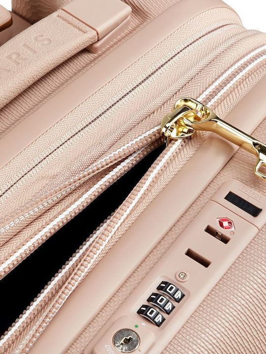 Delsey Chatelet Air 2.0 Cabin Travel Suitcase Beige Rose Height 55cm