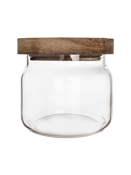 Orion Glass Coffee and Pasta Jar with Lid Brown 500ml 1 Piece