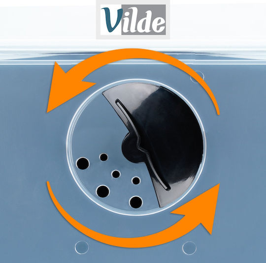 Vilde Allgemeine Verwendung Lebensmittelglas mit Deckel Kunststoff Schwarz 12000ml