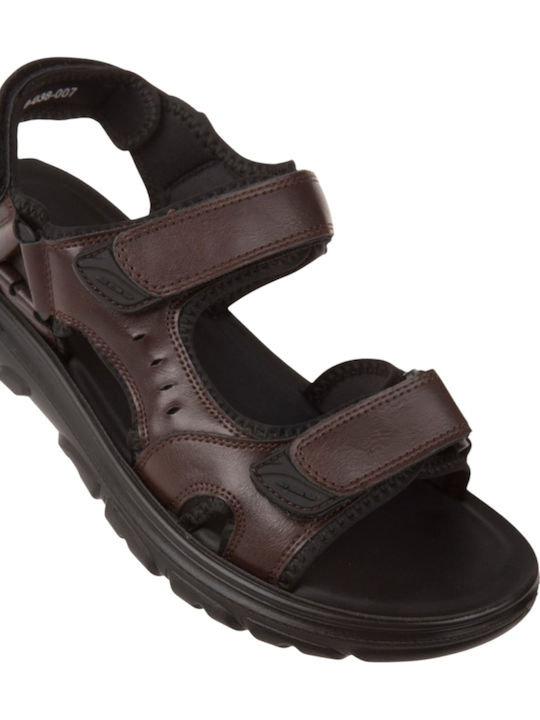 Herrensandalen in Braun Farbe