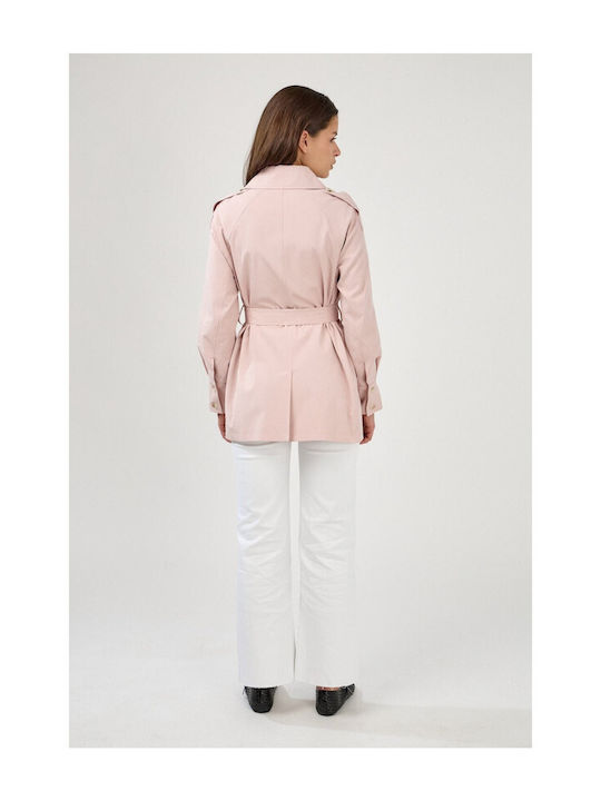 Women's Jacket for Spring/Autumn Pink