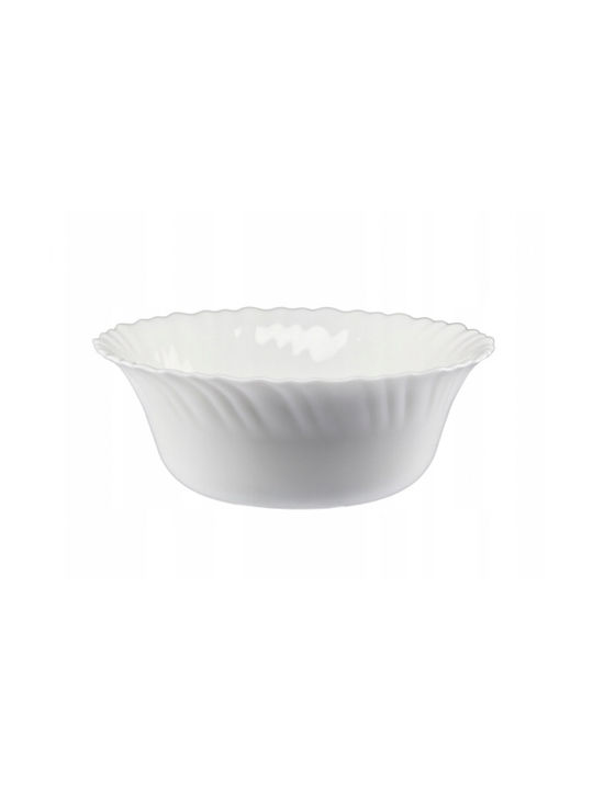 Galicja Bol Servire Rotund Ceramic Alb cu Diametru 17.5 cm