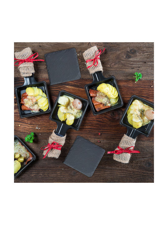 Relaxdays Wooden Gray Coasters 20 Pieces