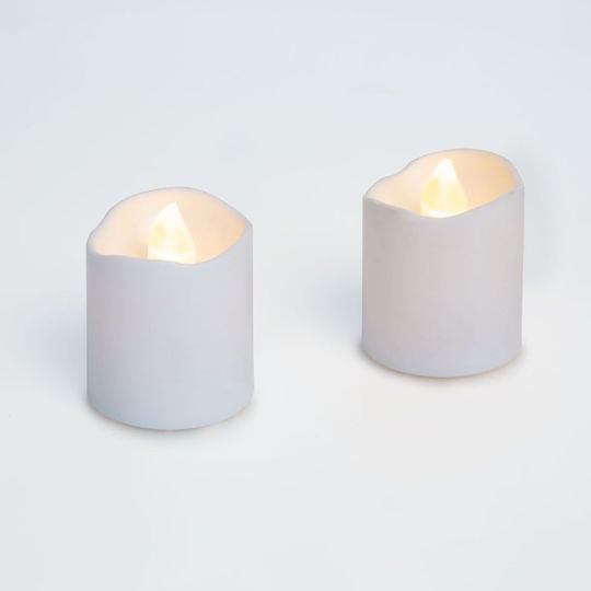 Alista Home Декоративно Осветително Тяло LED Топло Бяла Свещ 2бр Alista Home Декоративно Осветително Тяло LED Топло Бяла Свещ 2бр