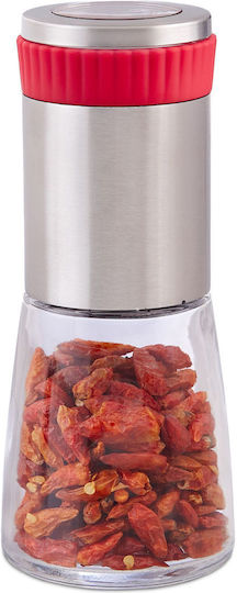 Relaxdays Ръчна Мелничка За Подправки Inox В Сив Цвят 6.5cm
