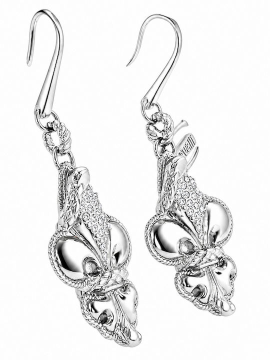 Just Cavalli Обици от Стомана с Камъни