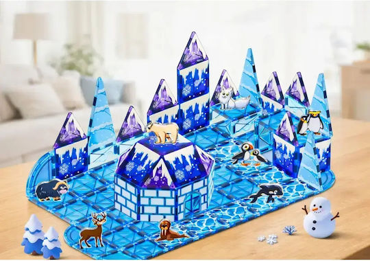 Lean Toys Μαγνητικό Παιχνίδι Κατασκευών Blocks