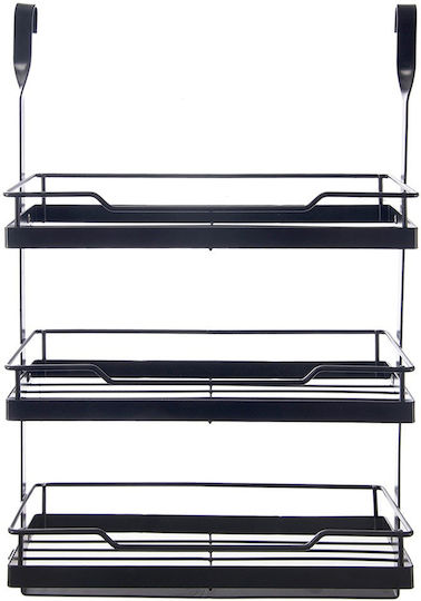 Orion Pendant Metal Shelf 32x11x46cm Black