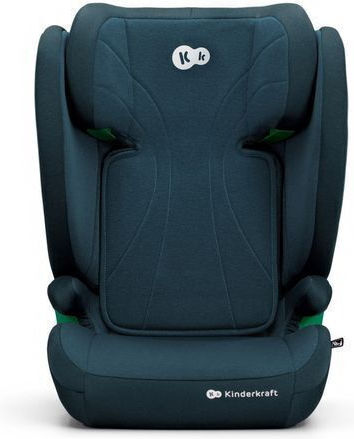Kinderkraft Junior Fix Καθισματάκι Αυτοκινήτου High-back Booster i-Size με Isofix Harbor Blue Green