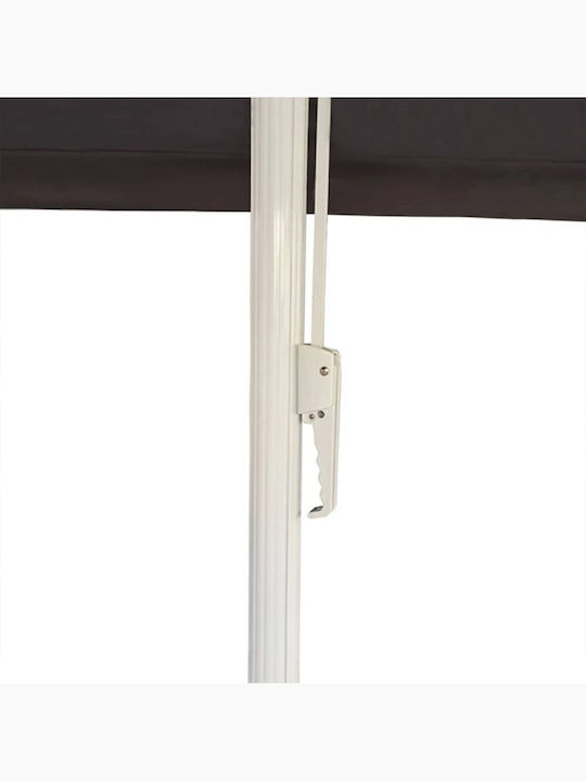 Umbrelă Profesională Pătrată Din Aluminiu Gri 5x5m
