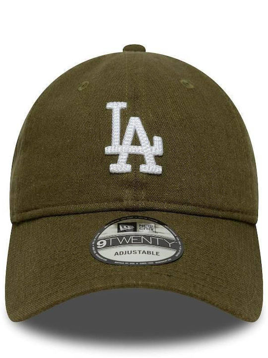 60771837 New Era Linen 9twenty Los Angeles Dodgers Green Color