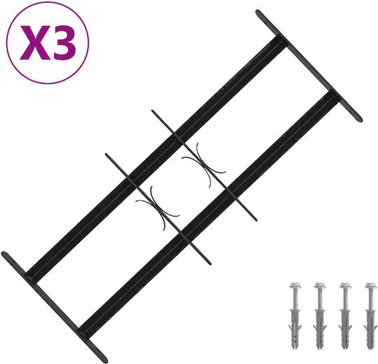 vidaXL Grilă 3 Buc