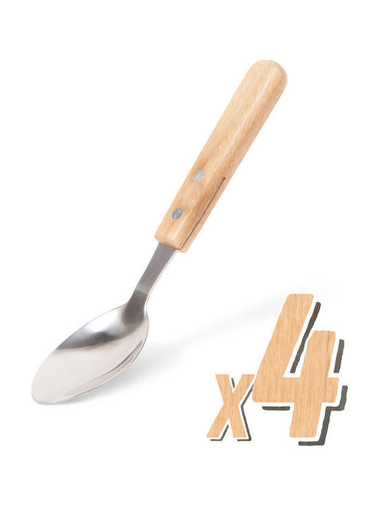 Alista Home Linguri Oțel Inoxidabil Bej 19cm 4 Bucăți Alista Home Linguri Oțel Inoxidabil Bej 19cm 4 Bucăți