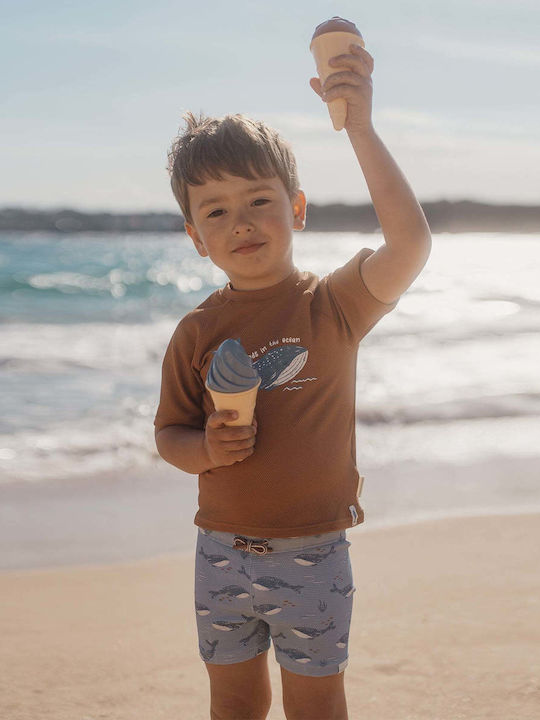 Little Dutch Παιδικό Μαγιό Μπλούζα Sunny Brown