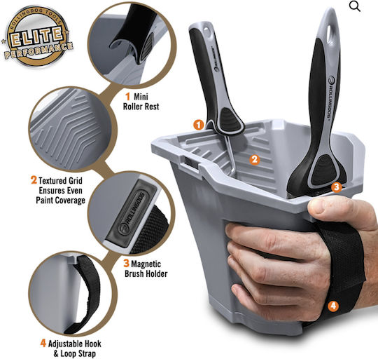 Rollingdog 100 Mm Innovative Tray Mini Roller Brush