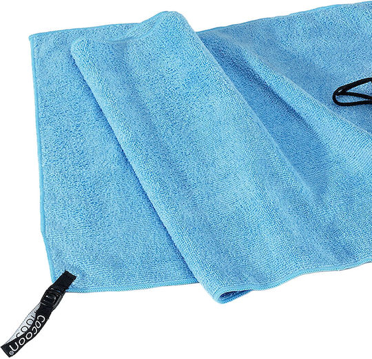 Cocoon Πετσέτα Microfiber Σώματος 360gr/m² Γαλάζια 150x80εκ.