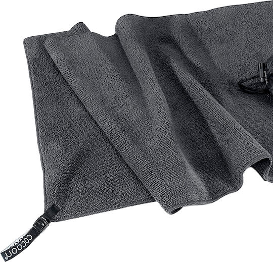 Cocoon Πετσέτα Microfiber Προσώπου 220gr/m² Γκρι 120x60εκ.