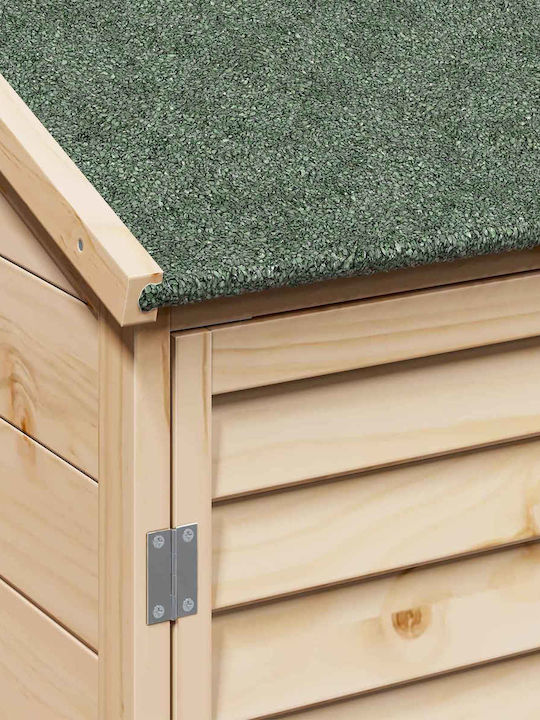 Wooden Garden Shed L0.59xW0.56xH1.76m