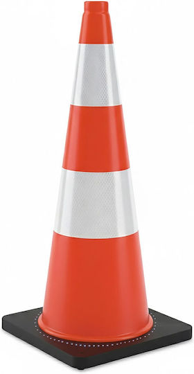 Relaxdays Traffic Cone in Orange Colour 75x75cm