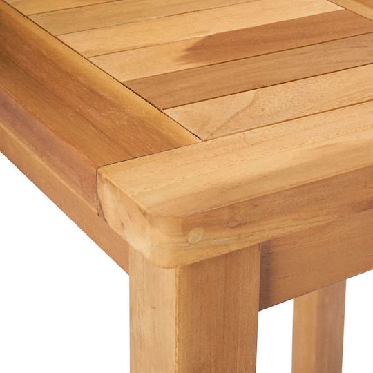 Bar Table 60x60 Brown