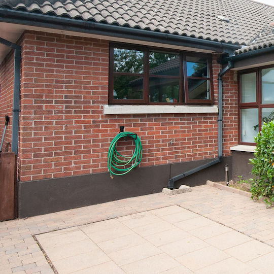Relaxdays Garten Schlauchhalter Schwarz