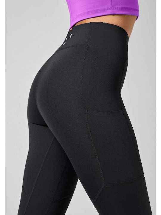 Training Damen Leggings Schwarz