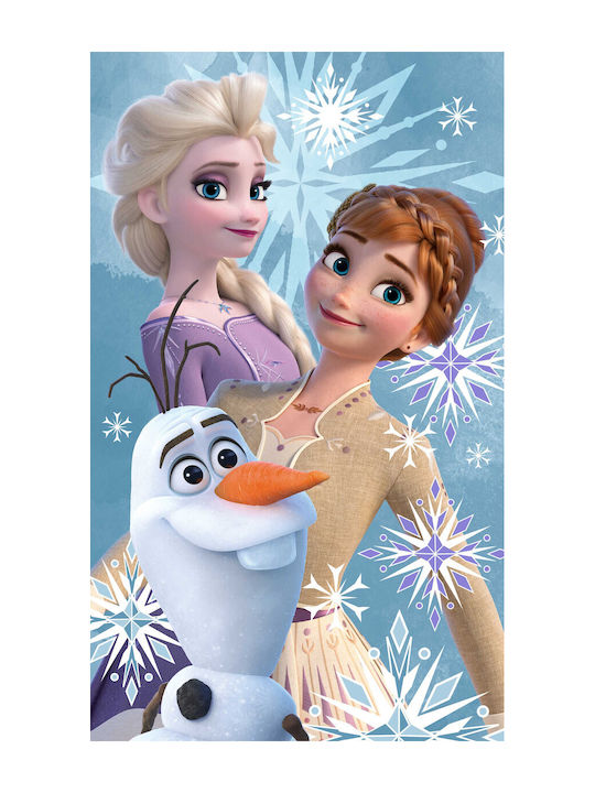 Disney Βρεφική Πετσέτα Προσώπου/Χεριών Frozen Olaf And The Sisters Πολύχρωμη 30x50cm