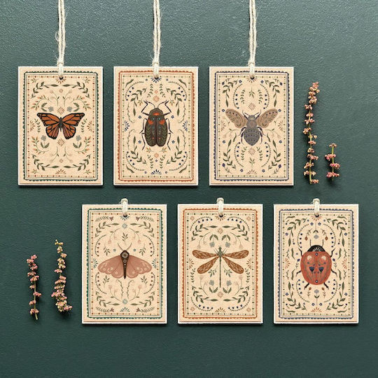 Insect Label 8.8cm Butterfly